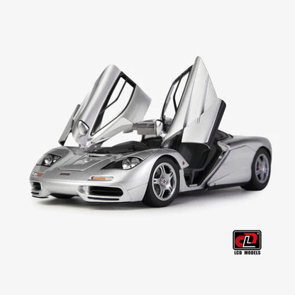 1:18 LCD McLaren F1 XP5 Diecast Scale Model Car Silver