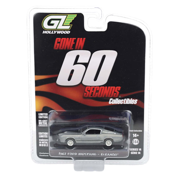 1/64 Greenlight Ford Mustang Elanor 1967 Gone In 60 Seconds