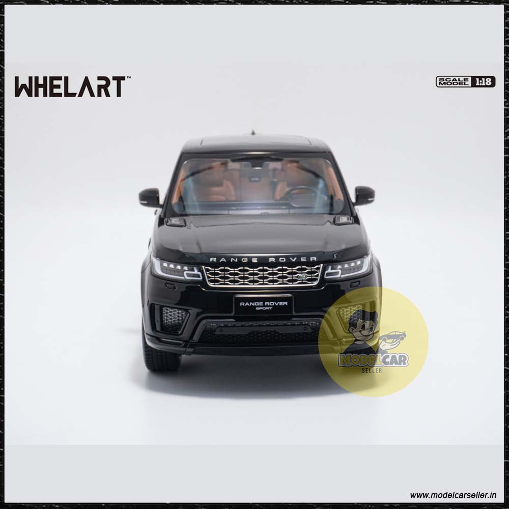 1/18 Whelart Land Rover Range Rover Sport black SUV 2018 Diecast Scale Model SUV