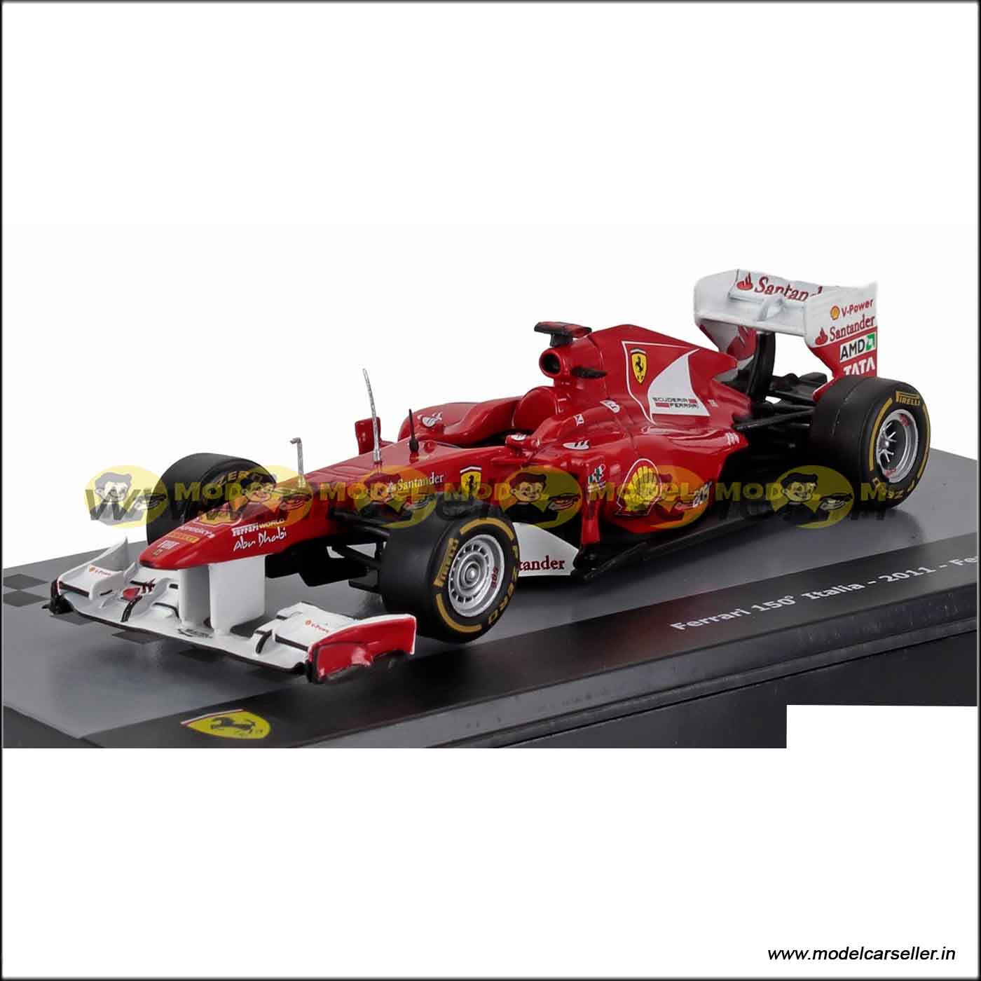 1/43 Altaya FERRARI 2011 FERNANDO ALONSO Diecast Scale Model Car