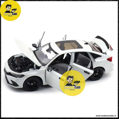 118 honda civic diecast model white all doors open