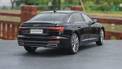 1 18 audi a6l diecast scale model black back