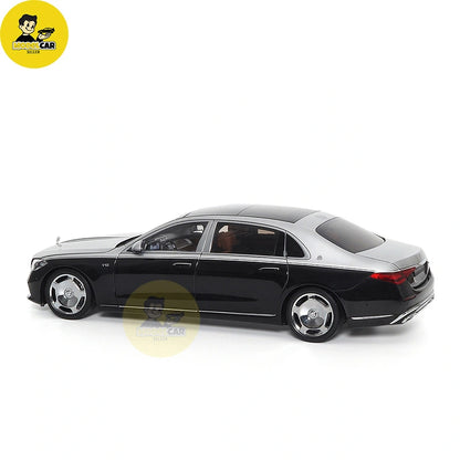 1:18 Almost Real Mercedes Maybach S Class S680 2021 Silver Black Diecast Model Car