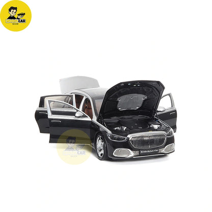 1:18 Almost Real Mercedes Maybach S Class S680 2021 Silver Black Diecast Model Car