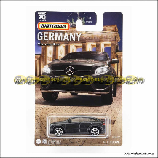 1/64 Hot Wheels Matchbox Mercedes GLE CLASS COUPE 2019 Diecast Scale Model Car