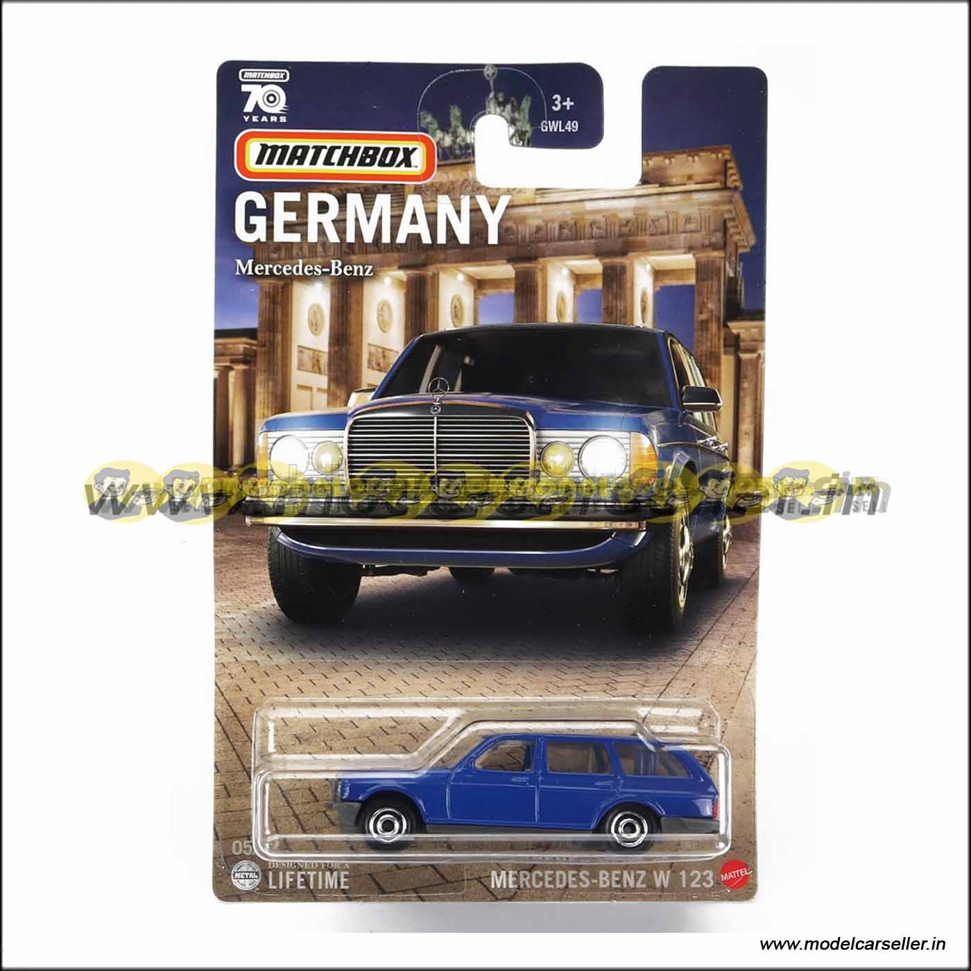 1/64 Hot Wheels Matchbox Mercedes Benz E-CLASS (W123) SW STATION WAGON 1983 Diecast Scale Model Car