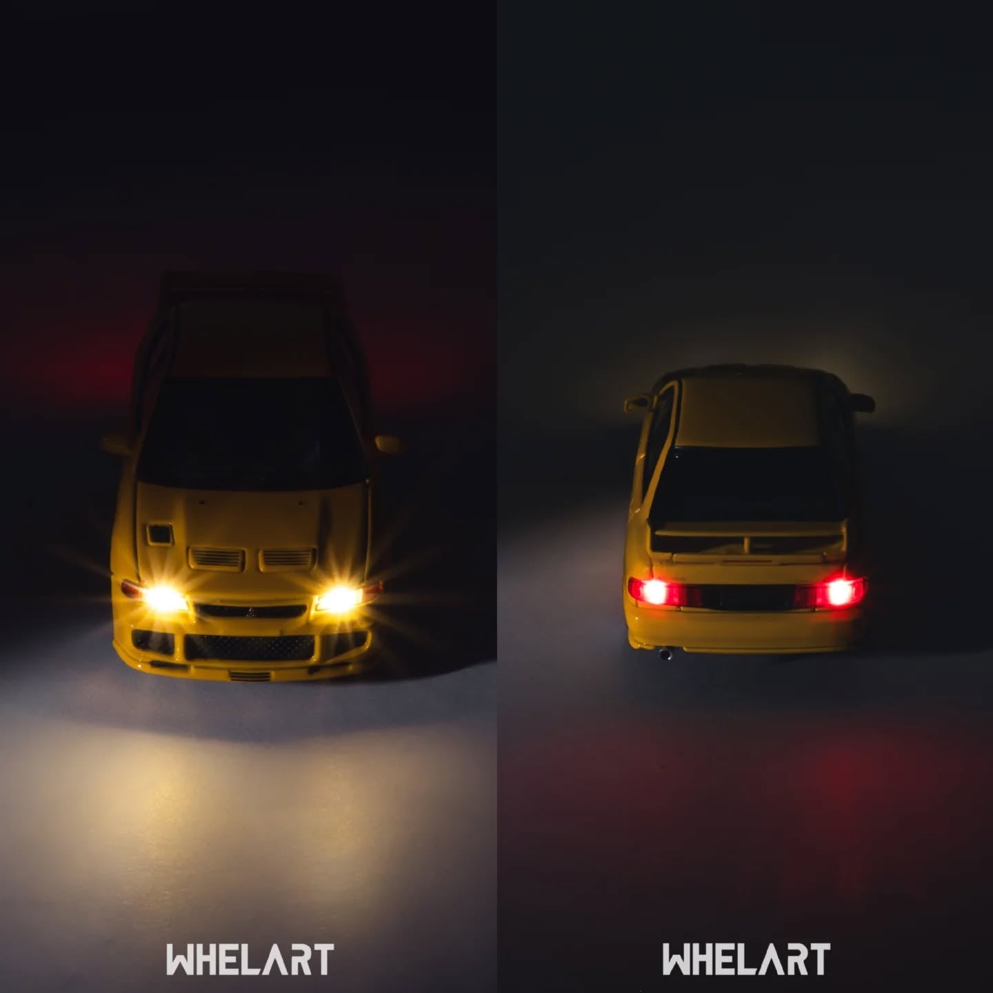 1/64 Whelart Mitsubishi Lancer Evolution III Lighting Function Diecast Scale Model Car