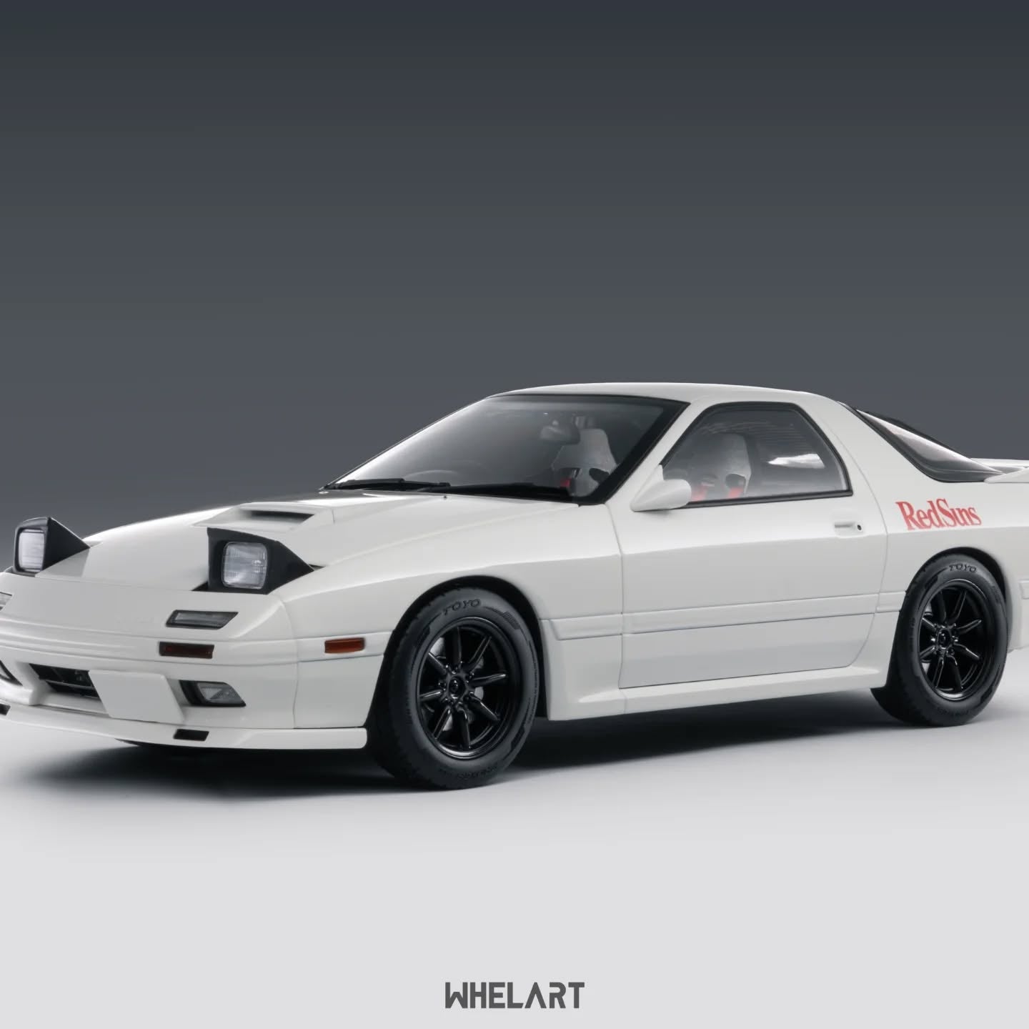 1/18 Mazda RX 7 Initial D FC3S 30th Anniversary Whelart Diecast Scale Model Car