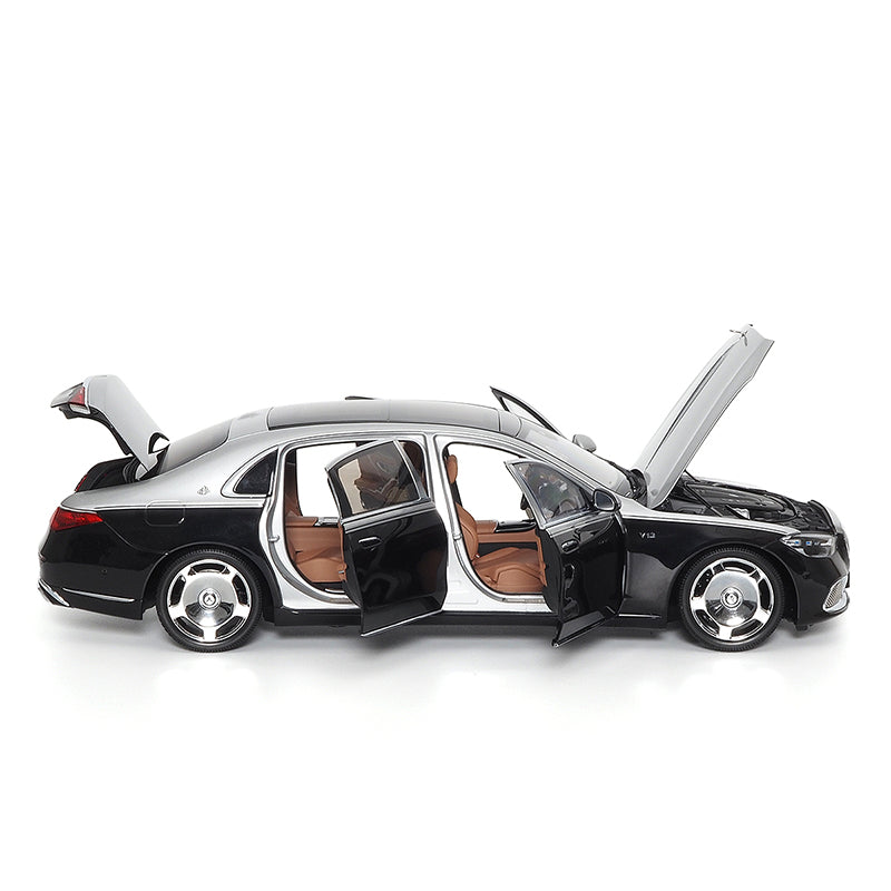 1/18 Mercedes Maybach S Class S680 2021 Obsidian Black Almost Real