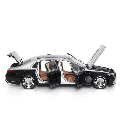 1/18 Mercedes Maybach S Class S680 2021 Obsidian Black Almost Real