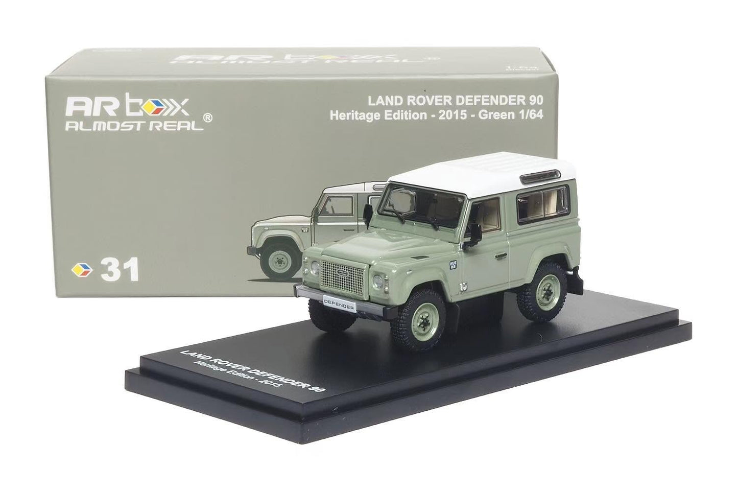 1/64 Almost Real Land Rover Defender 90 Heritage Edition Diecast Scale Model Car