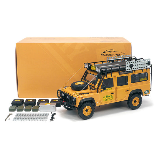 1/18 Land Rover Defender 110 CAMEL TROPHY 1993 Almost REAL 810310 Diecast Scale Model SUV