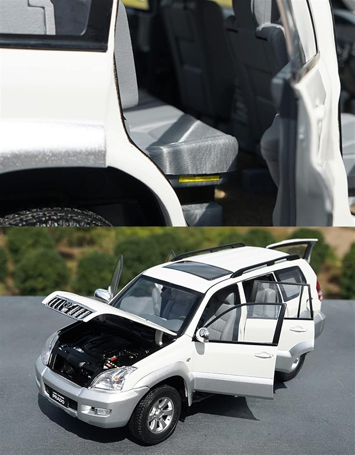 1/18 Toyota Land Cruiser Prado GX Diecast Scale Model SUV