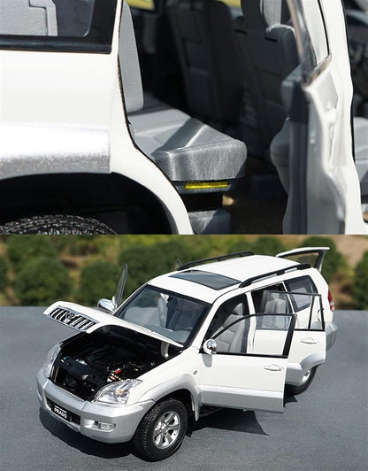 1/18 Toyota Land Cruiser Prado GX Diecast Scale Model SUV