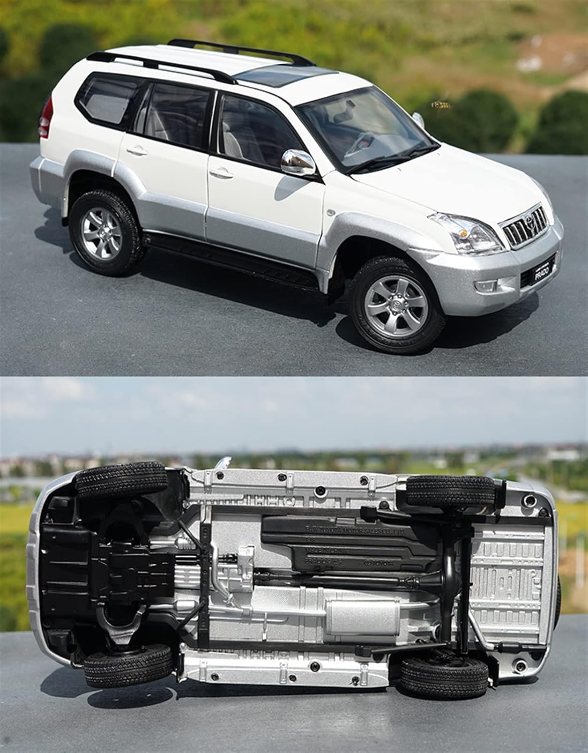 1/18 Toyota Land Cruiser Prado GX Diecast Scale Model SUV