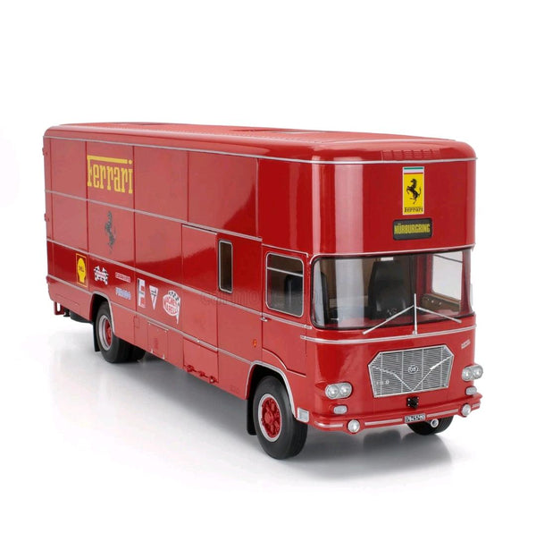 1/18 OM Fiat 150 Rolfo Scuderia Ferrari Race Car Transporter CMR Diecast 