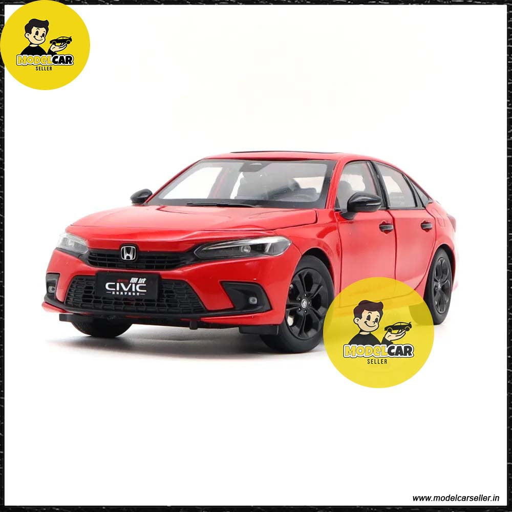 118 honda civic 2022 11th gen diecast model red