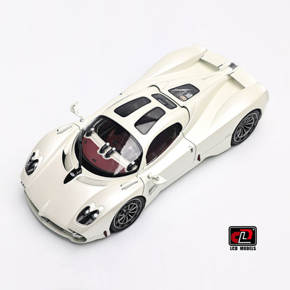 1/18 LCD Pagani Utopia Diecast Model Car pearl white
