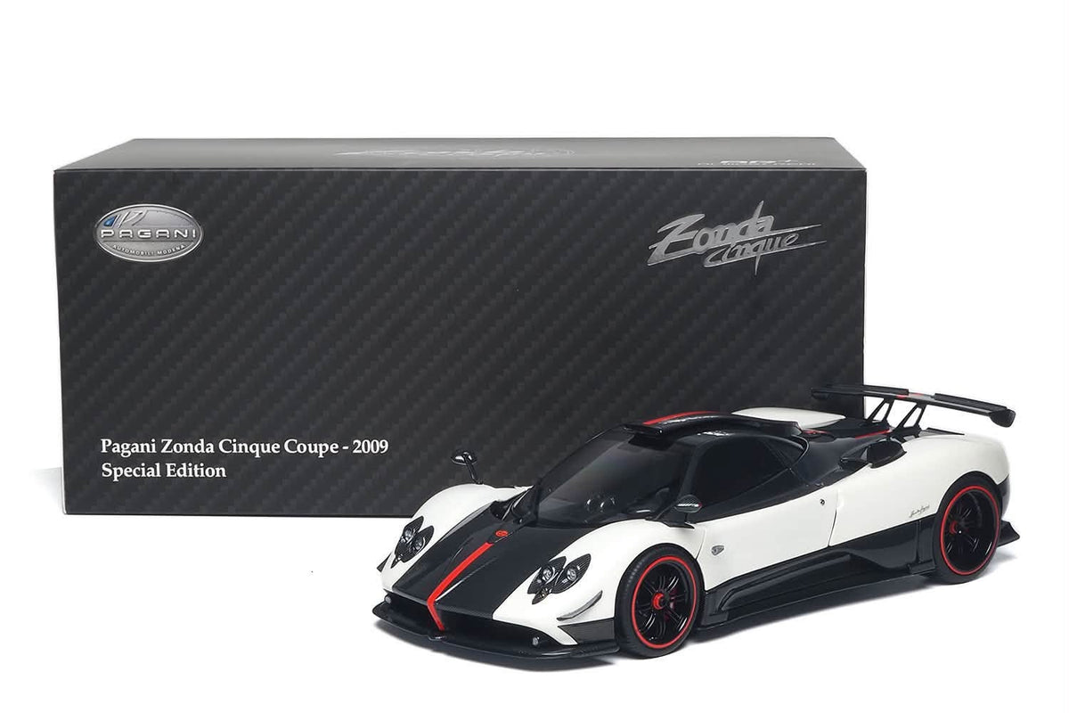 1/18 PAGANI ZONDA Cinque Coupe 2009 Almost Real 850601101 DIecast Scale Model Car