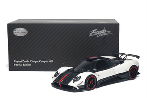 1/18 PAGANI ZONDA Cinque Coupe 2009 Almost Real 850601101 DIecast Scale Model Car