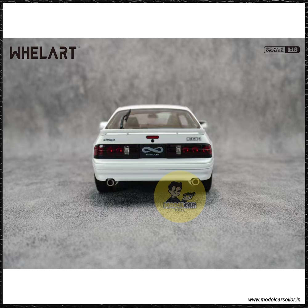 1 18 Mazda Savanna RX 7 Whelart Diecast Scale Model Car white