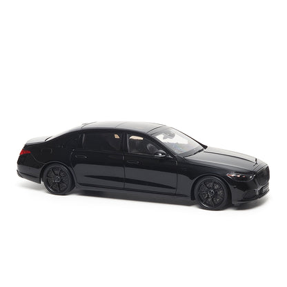 DAMAGED 1/18 Mercedes Maybach S Class Night Series S680 2023 Almost Real 820141 Obsidian Black Diecast Scale Model Car (READ DESCRIPTION)