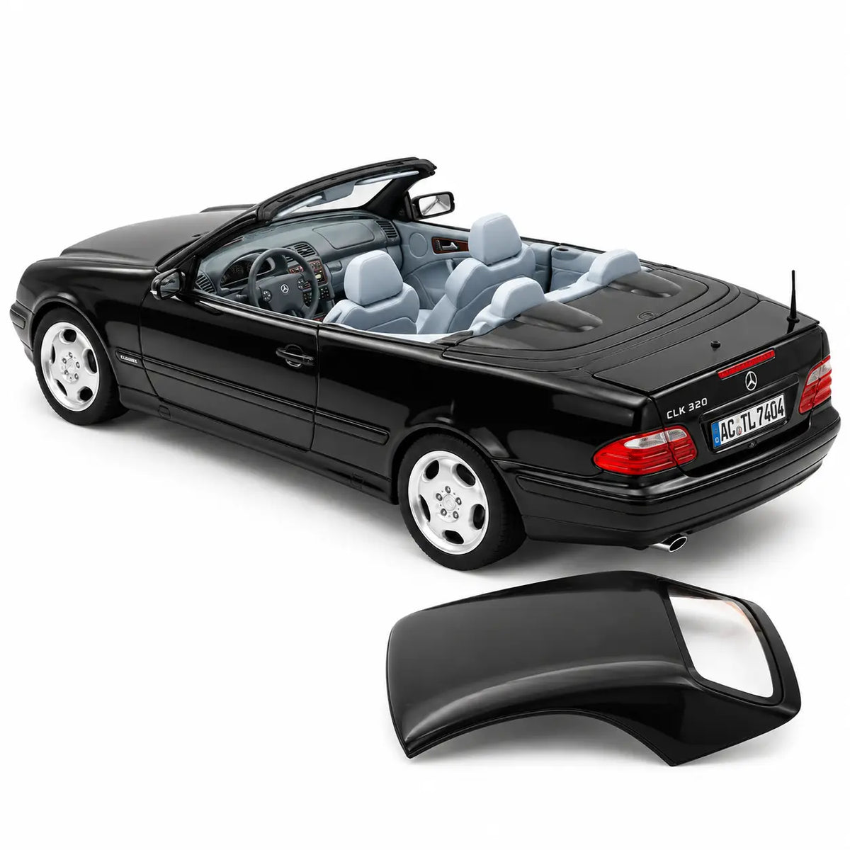 1/18 Mercedes Benz CLK Cabriolet Norev 183342 DIecast Scale Model Car