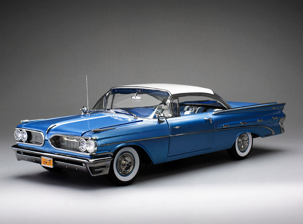  1/18 SUNSTAR 1959 Pontiac Bonneville Open Convertible Diecast Model Car