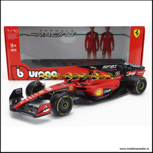 2023 FERRARI F1 SF23 CARLOS SAINZ 1/18 Bburago Diecast Scale Model