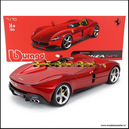  1/18 Bburago Signature Ferrari Monza SP1 2018 Diecast Scale Model