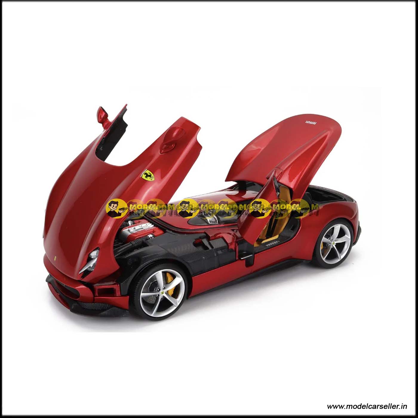  1/18 Bburago Signature Ferrari Monza SP1 2018 Diecast Scale Model