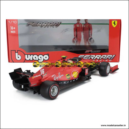 1/18 BURAGO FERRARI SF1000 N 16 AUSTRIAN GP 2020 CHARLES LECLERC DIECAST SCALE MODEL F1