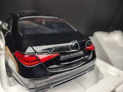 DAMAGED 1/18 Mercedes Maybach S Class Night Series S680 2023 Almost Real 820141 Obsidian Black Diecast Scale Model Car (READ DESCRIPTION)