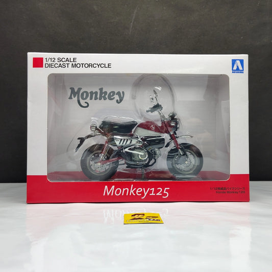 1/12 AOSHIMA Honda Monkey 125 2022 Diecast Model Motorcycle