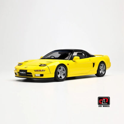 1/18 LCD Honda NSX MK1 NA1 Diecast Scale Model Car yellow