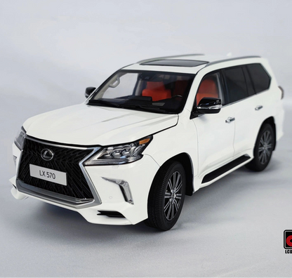 1/18 Toyota Lexus LX570 LCD Models Diecast Model Toy Car