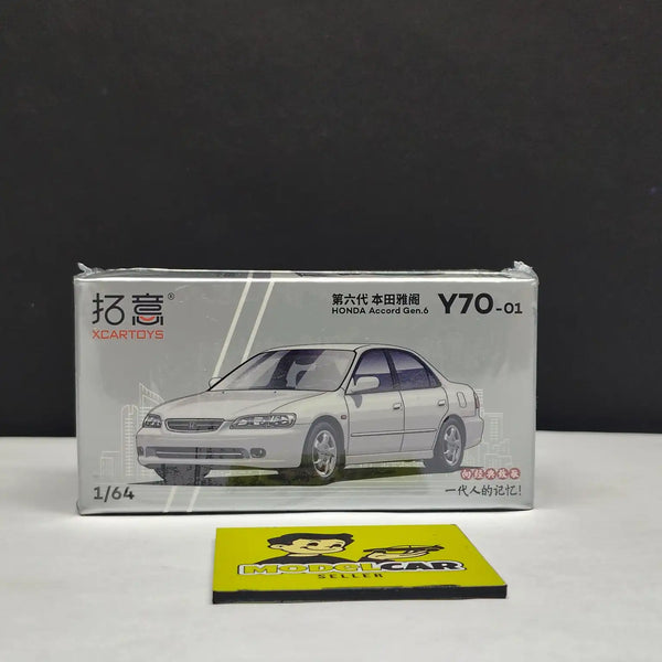 1/64 Pop Race Honda Accord Gen 6 Y70-01 Diecast Scale Model