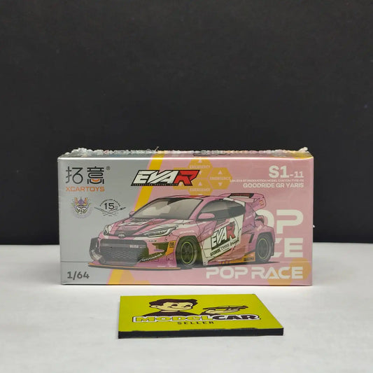 1/64 Pop Race Toyota Yaris S1-11 Diecast Scale Model