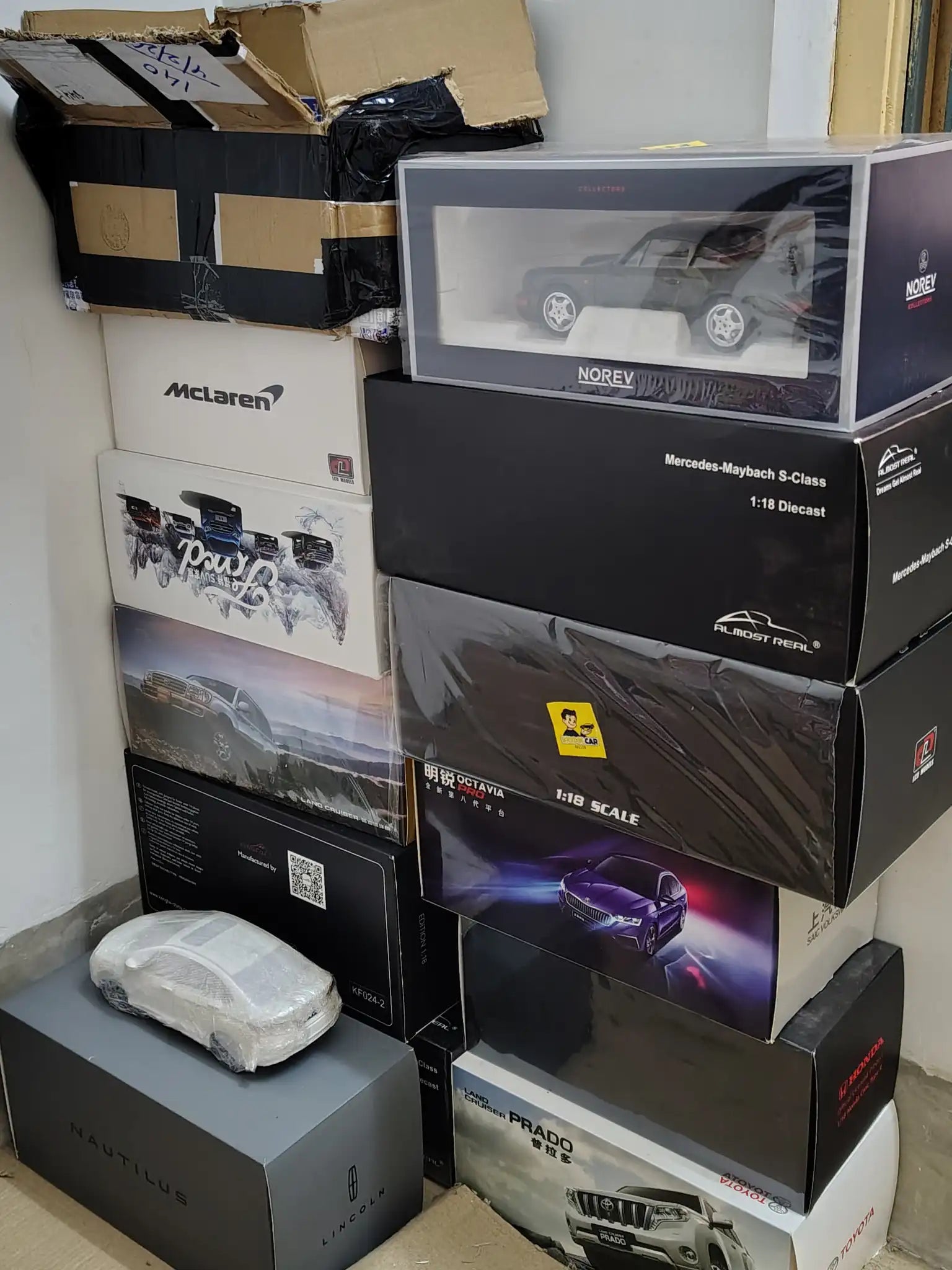 model car seller company inside