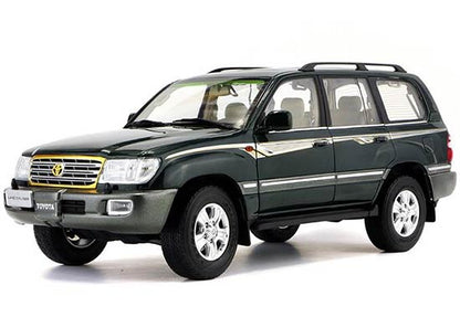 1 18 Toyota Land Cruiser LC100 green Diecast Model SUV 