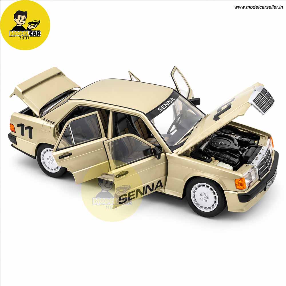 Mercedes Benz 190E EVO Norev 183832 Ayrton Senna DIecast Scale Model Car