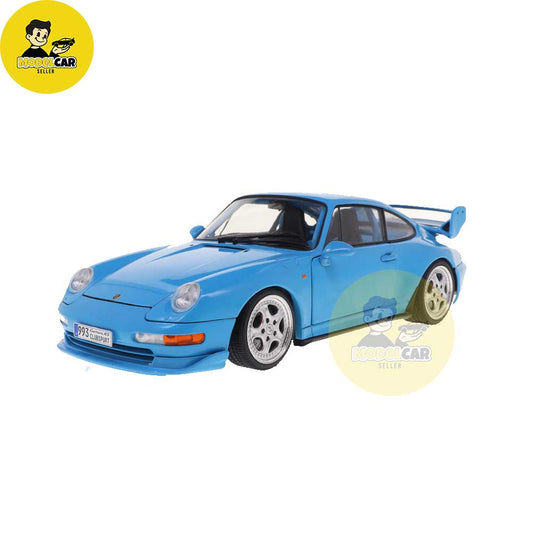 1:18 Solido Porsche 911 (993) Clubsport Riviera Blue 1997 Diecast Scale Model Car