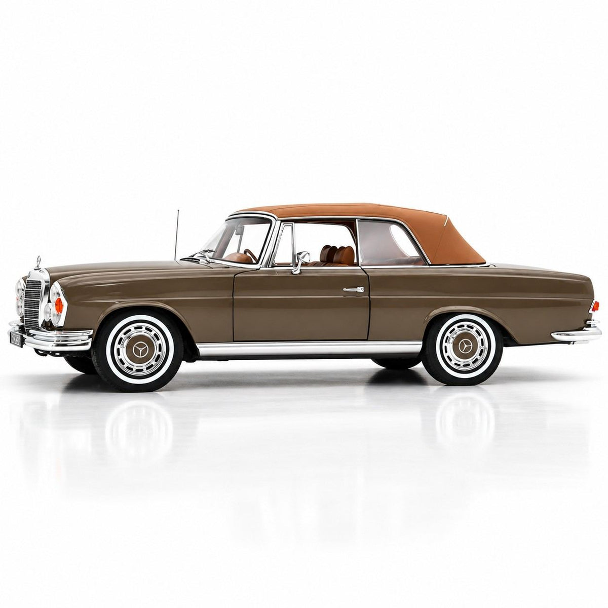 1/18 Mercedes Benz 280SE Cabriolet 1969 Norev 183757 Diecast Scale Model Car