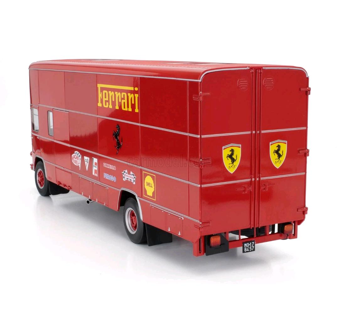 (READ DESCRIPTION) 1/18 OM Fiat 150 Rolfo Scuderia Ferrari Race Car Transporter CMR Diecast Scale Model
