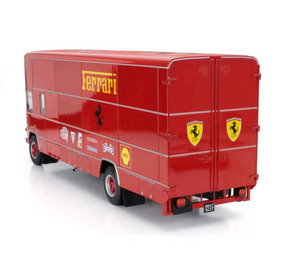 (READ DESCRIPTION) 1/18 OM Fiat 150 Rolfo Scuderia Ferrari Race Car Transporter CMR Diecast Scale Model