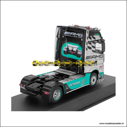 1/43 Altaya MERCEDES BENZ ACTROS AMG PETRONAS FORMULA ONE Diecast Scale Model Truck