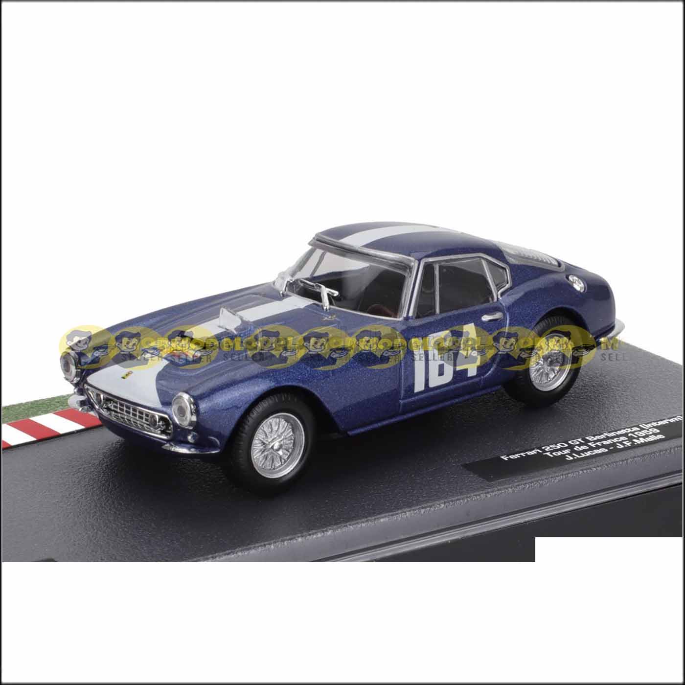 1/43 Altaya FERRARI 250 GT BERLINETTA TOUR DE FRANCE 1959 JEAN LUCAS JEAN FRANCOIS MALLE Diecast Scale Model Car