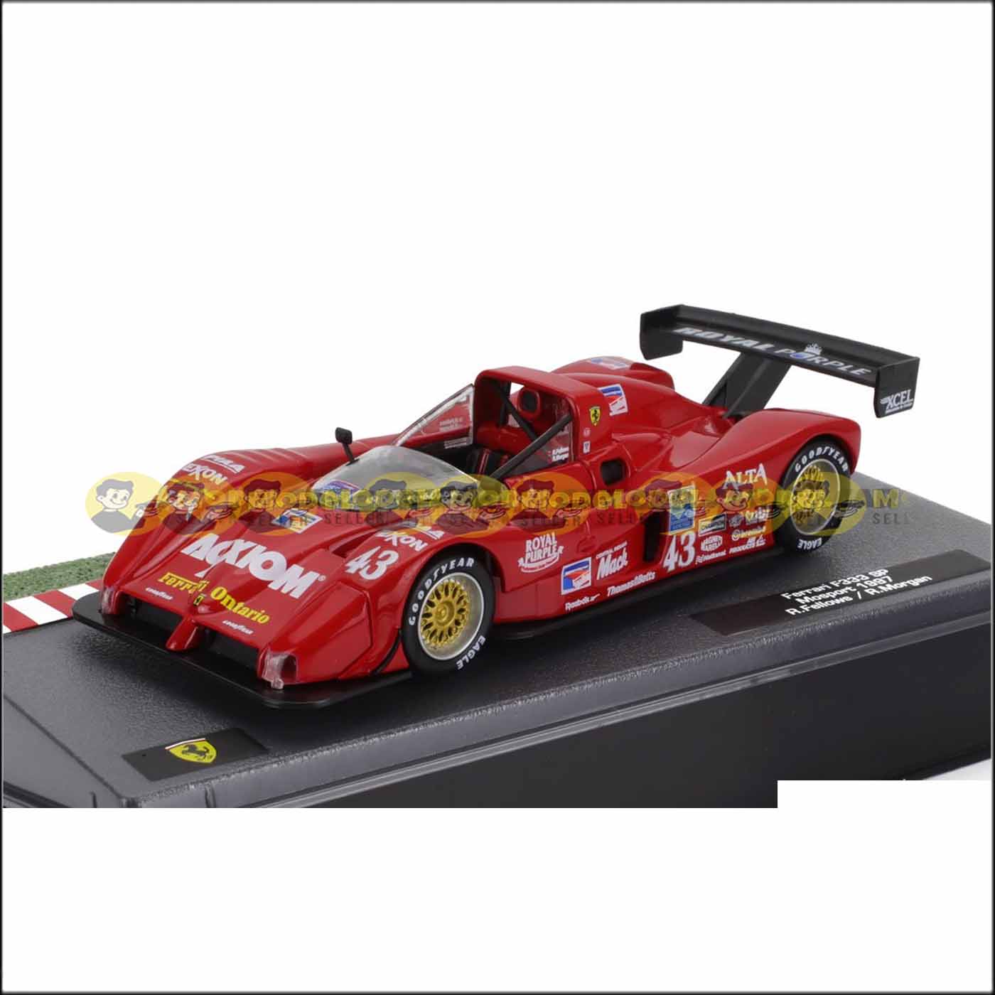 1/43 Altaya FERRARI F333 12h SEBRING 1997 CHARLES MORGAN ROB MORGAN FERMIN VELEZ ANDY EVANS