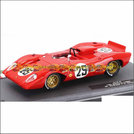 1/43 Altaya FERRARI 312P 12h SEBRING 1969 MARIO ANDRETTI CHRIS AMON Diecast Scale Model Car