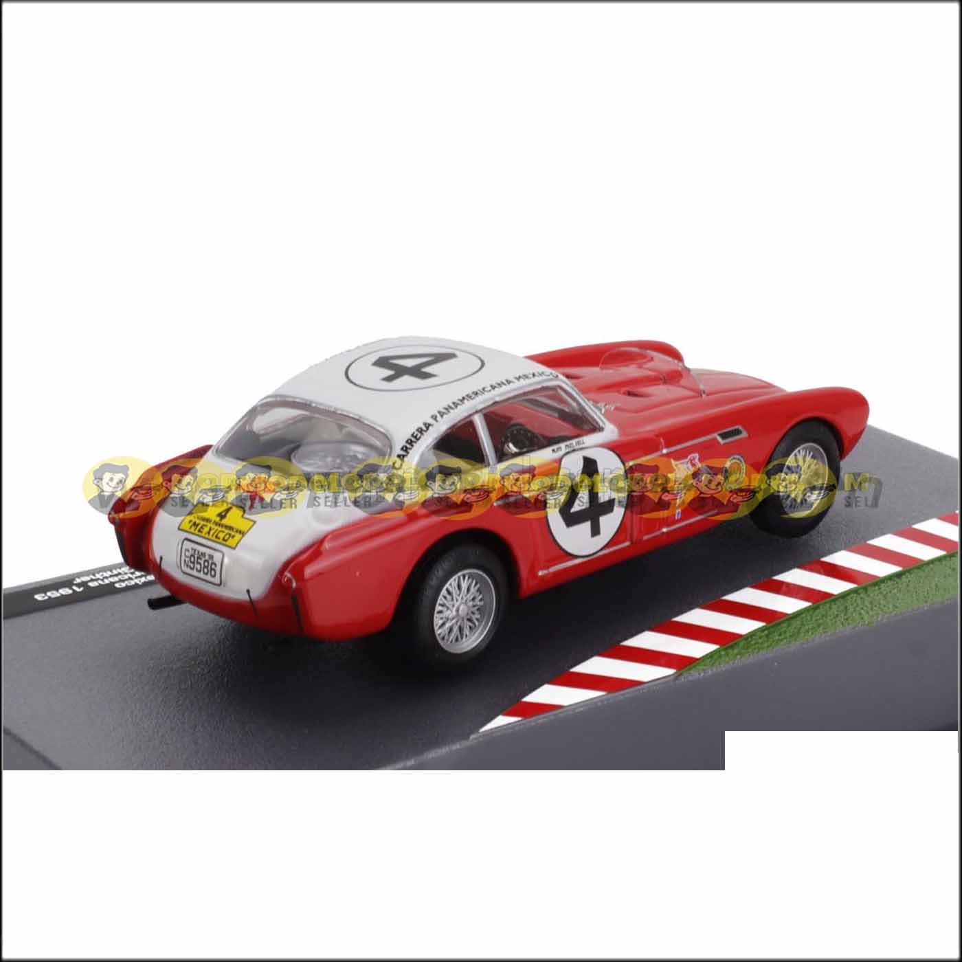 1/43 Altaya FERRARI 340 MEXICO 1953 PHIL HILL RICHIE GINTHER Diecast Scale Model Car